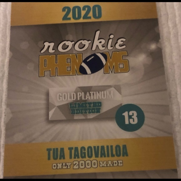 Tua Tagovailoa 20-20 Rookie card Miami  Dolphins - Picture 5 of 6